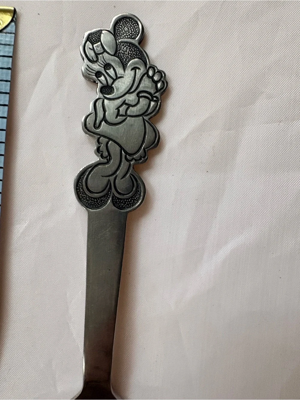 Minnie Mouse Stainless Steel Collectible Child’s Spoon - Silver Tone